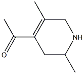 Ketone, methyl 1,2,3,6-tetrahydro-2,5-dimethyl-4-pyridyl (7CI) Structure