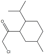 Ketone, chloromethyl p-menth-3-yl (7CI) Struktur