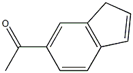 Ketone, inden-6-yl methyl (7CI) Structure