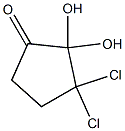 Cyclopentanone, 3,3-dichloro-2,2-dihydroxy- (6CI)|