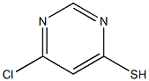 4-Pyrimidinethiol, 6-chloro- (6CI) 结构式