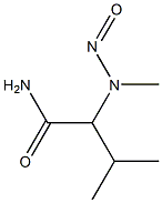 Butyramide,  3-methyl-2-(methylnitrosamino)-  (6CI) 结构式