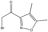 Ketone, bromomethyl 4,5-dimethyl-3-isoxazolyl (6CI)|