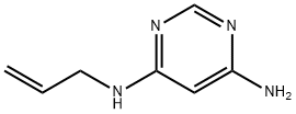 Pyrimidine, 4-(allylamino)-6-amino- (6CI) 化学構造式