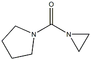 Pyrrolidine, 1-(1-aziridinylcarbonyl)- (6CI) Structure