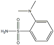 Benzenesulfonamide, o-dimethylamino- (6CI) Struktur