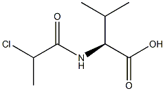 Valine,  N-(2-chloropropionyl)-,  DL-  (6CI) Struktur
