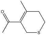 Ketone, 5,6-dihydro-4-methyl-2H-thiopyran-3-yl methyl (6CI) Structure