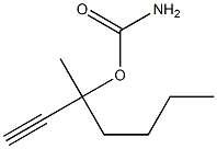 Carbamic acid, 1-butyl-1-methyl-2-propynyl ester (6CI) Struktur
