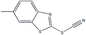 Thiocyanic acid, 6-methyl-2-benzothiazolyl ester (6CI) Structure