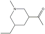 Ketone, 5-ethyl-1-methyl-3-piperidyl methyl (6CI) Structure