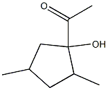 Ketone, 1-hydroxy-2,4-dimethylcyclopentyl methyl (6CI) Structure