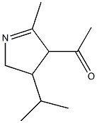 Ketone, 4-isopropyl-2-methyl-1-pyrrolin-3-yl methyl (6CI) Structure