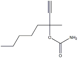 Carbamic acid, 1-methyl-1-pentyl-2-propynyl ester (6CI) Structure