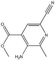Isonicotinic acid, 3-amino-6-cyano-2-methyl-, methyl ester (6CI)|