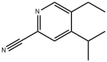 Picolinonitrile, 5-ethyl-4-isopropyl- (6CI) Structure