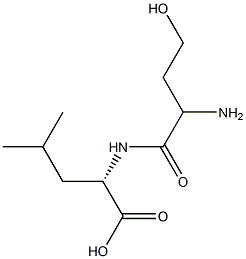 Leucine,  N-(2-amino-4-hydroxybutyryl)-  (6CI) Structure