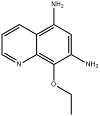 Quinoline, 5,7-diamino-8-ethoxy- (6CI) Structure