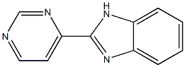 Benzimidazole, 2-(4-pyrimidinyl)- (6CI) 结构式