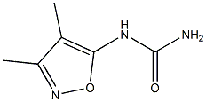 Urea, (3,4-dimethyl-5-isoxazolyl)- (6CI) Struktur