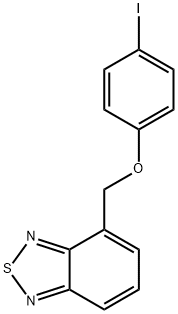 2lambda~4~delta~2~,1,3-benzothiadiazol-4-ylmethyl 4-iodophenyl ether Struktur