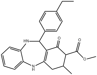 1005060-27-4 methyl 11-(4-ethylphenyl)-3-methyl-1-oxo-2,3,4,5,10,11-hexahydro-1H-dibenzo[b,e][1,4]diazepine-2-carboxylate