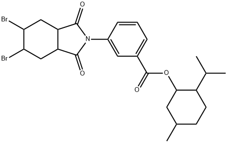 1005081-79-7 2-isopropyl-5-methylcyclohexyl 3-(5,6-dibromo-1,3-dioxooctahydro-2H-isoindol-2-yl)benzoate