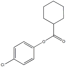 101068-41-1 4-chlorophenyl cyclohexanecarboxylate