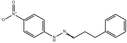 3-phenylpropanal {4-nitrophenyl}hydrazone Structure