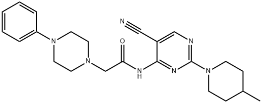 1019012-68-0 N-[5-cyano-2-(4-methyl-1-piperidinyl)-4-pyrimidinyl]-2-(4-phenyl-1-piperazinyl)acetamide