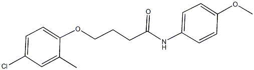 4-(4-chloro-2-methylphenoxy)-N-(4-methoxyphenyl)butanamide