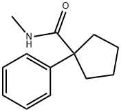 N-METHYL-1-PHENYLCYCLOPENTANECARBOXAMIDE, 101932-01-8, 结构式