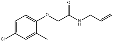 N-allyl-2-(4-chloro-2-methylphenoxy)acetamide Structure