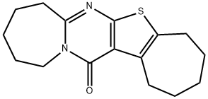 1,2,3,4,5,8,9,10,11,12-decahydro-14H-cyclohepta[4',5']thieno[2',3':4,5]pyrimido[1,2-a]azepin-14-one Structure
