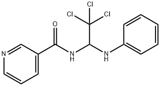 102863-65-0 N-(1-anilino-2,2,2-trichloroethyl)nicotinamide