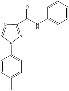 1-(4-methylphenyl)-N-phenyl-1H-1,2,4-triazole-3-carboxamide Structure