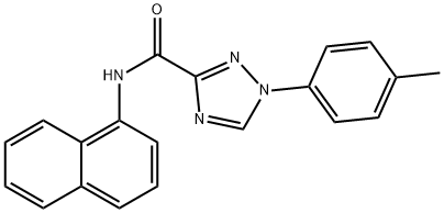 1034736-19-0 1-(4-methylphenyl)-N-(1-naphthyl)-1H-1,2,4-triazole-3-carboxamide