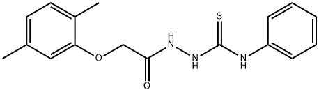 103896-73-7 2-[(2,5-dimethylphenoxy)acetyl]-N-phenylhydrazinecarbothioamide