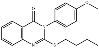 1046-13-5 2-(butylsulfanyl)-3-(4-methoxyphenyl)-4(3H)-quinazolinone