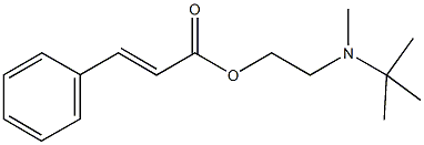 2-[tert-butyl(methyl)amino]ethyl 3-phenylacrylate Structure