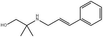 2-(cinnamylamino)-2-methyl-1-propanol Structure