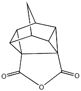 6-oxahexacyclo[7.3.0.0~2,4~.0~3,11~.0~4,8~.0~8,10~]dodecane-5,7-dione 化学構造式