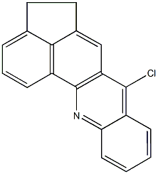 7-chloro-4,5-dihydroindeno[1,7-bc]acridine Struktur