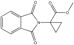 methyl 1-(1,3-dioxo-1,3-dihydro-2H-isoindol-2-yl)cyclopropanecarboxylate Structure
