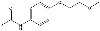 N-[4-(2-methoxyethoxy)phenyl]acetamide Structure