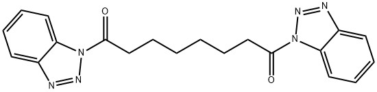 1-[8-(1H-1,2,3-benzotriazol-1-yl)-8-oxooctanoyl]-1H-1,2,3-benzotriazole Structure