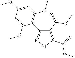 dimethyl 3-(2,4,6-trimethoxyphenyl)isoxazole-4,5-dicarboxylate,115914-38-0,结构式