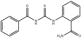 2-{[(benzoylamino)carbothioyl]amino}benzamide Structure