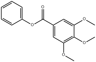 phenyl 3,4,5-trimethoxybenzoate,115967-47-0,结构式