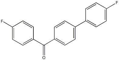 (4'-fluoro[1,1'-biphenyl]-4-yl)(4-fluorophenyl)methanone Structure
